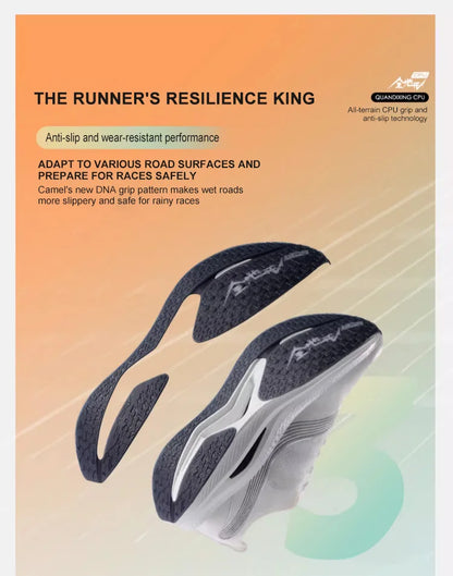 Carbon Plate 10K Men's Running Shoes Professional Racing Training Running Shoes Wear-Resistant Lightweight Sneakers