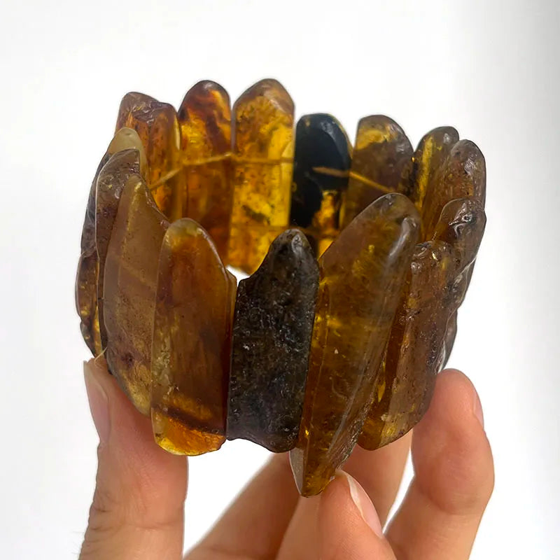 New Amber Bracelet&Bangle for Unisex Gogerous Gift 100% Natural Genuine Bead Factory Baltic Stone Europe Unique Jewelry Supplier