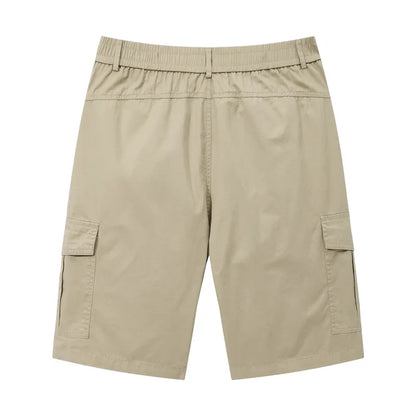 Summer New Arrival Men Cargo Shorts Male Pure Cotton Loose Multi Pocket Five Points Pants Men Outdoor Versatile Casual Shorts