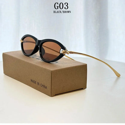 Cat Eye Sunglasses Women 2026 Designer Fashion Glasses Vintage Sunscreen Dropshipping Lentes De Sol Mujer Lunette Soleil Femme