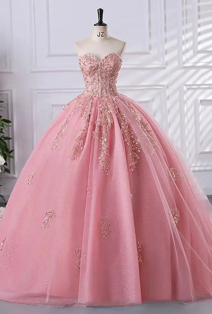 15 Quinceanera Dresses Ball Gown Strapless Party Dresses Sweet Ball Gown Customized 15 Year Old Dress Plus Size