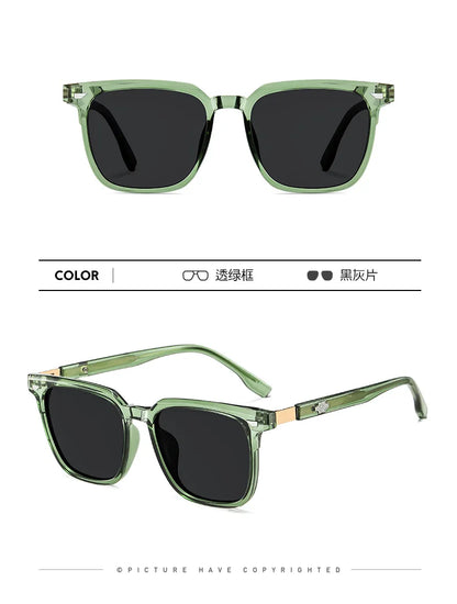 Square Retro Polarised Sunglasses Men Women Designer Brand Travel UV400 High Quatity Outdoor Sun Glasses Eyeglasses