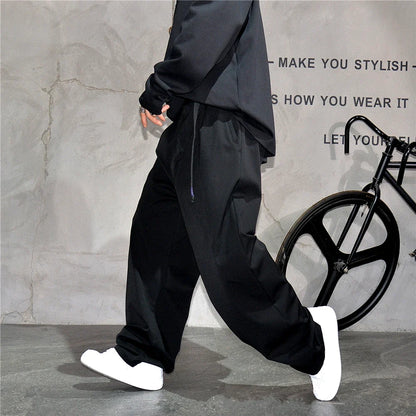 Japanese Vintage Casual Baggy Pants Mens Clothing High Quality Trend Straight Pants Fashion Loose Trousers Streetwear Pants Male