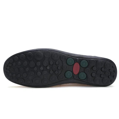 Fashion Leather Men Casual Shoes Luxury Brand Formal Men Loafers Moccasins Italian Breathable Slip on Male Boat Shoes Size 37-47