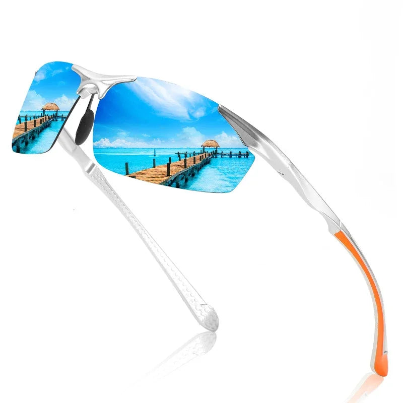 Retro Aluminum Magnesium Polarized Sunglasses Men New Sport Driving Sun Glasses Male Eyewear Accessories For Men