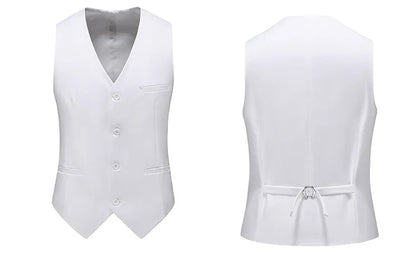 Vest for Men 17 Colors Solid Color Slim Single Breasted Waistcoat Business Fashion Casual High Quality Men Clothing Suit Vests