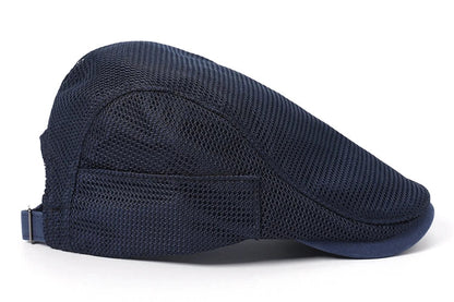 Summer Mens Hats Breathable Mesh Newsboy Caps Outdoor Baker Boy Boinas Cabbie Hat Fashion Driving Flat Cap For Women