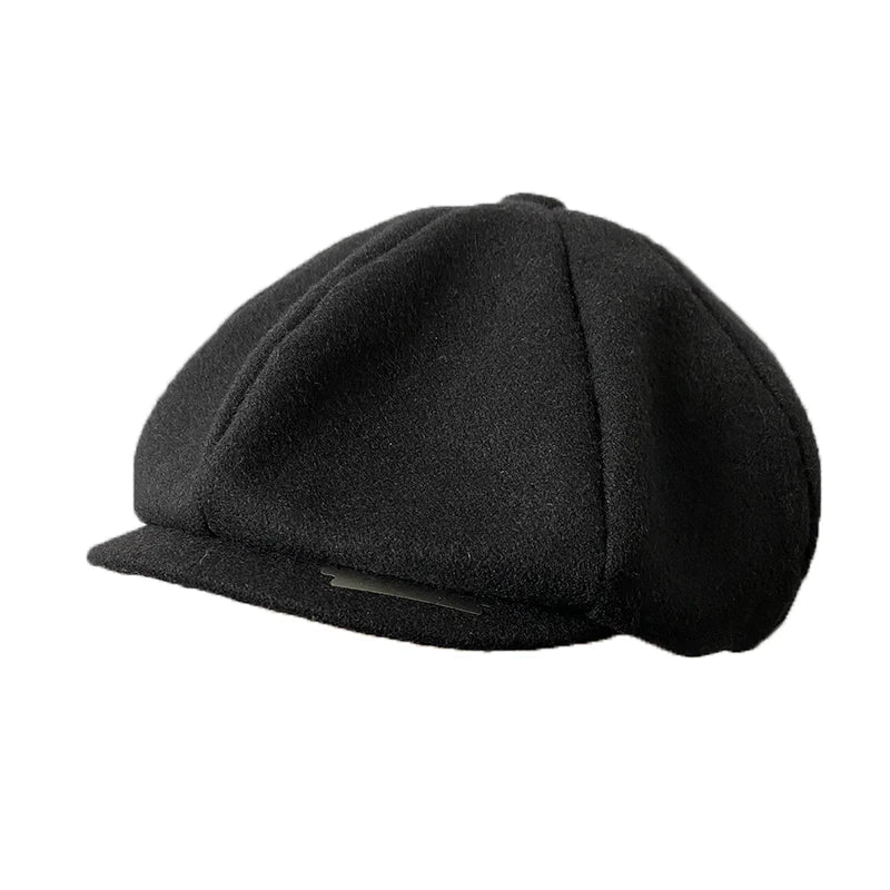 Vintage Men's Newsboy Cap With Blades Peaky Hats Women Men Berets Classic Woolen Octagonal Caps Casual Gatsby Flat Hat NZ297