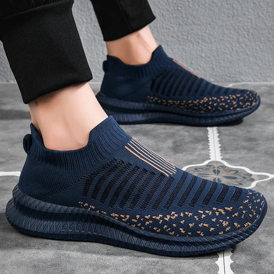 Men Running Walking sock Shoes Fashion Casual Sneakers Breathable Sport shoes Lightweight Men Sneakers Casual Shoes
