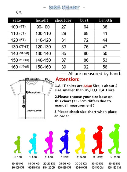 Summer Children's Sets Printed Clothes Boys Girls Kids Short Sleeve Tshirt + Shorts Suits Fashion Casual 2 Pieced Set