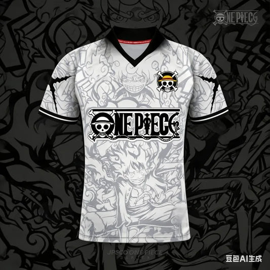 2026 One Piece Luffy Anime T-Shirt Vintage Baseball Jersey Style Men Women 3D Full Print Y2k Streetwear Harajuku Graphic Tee
