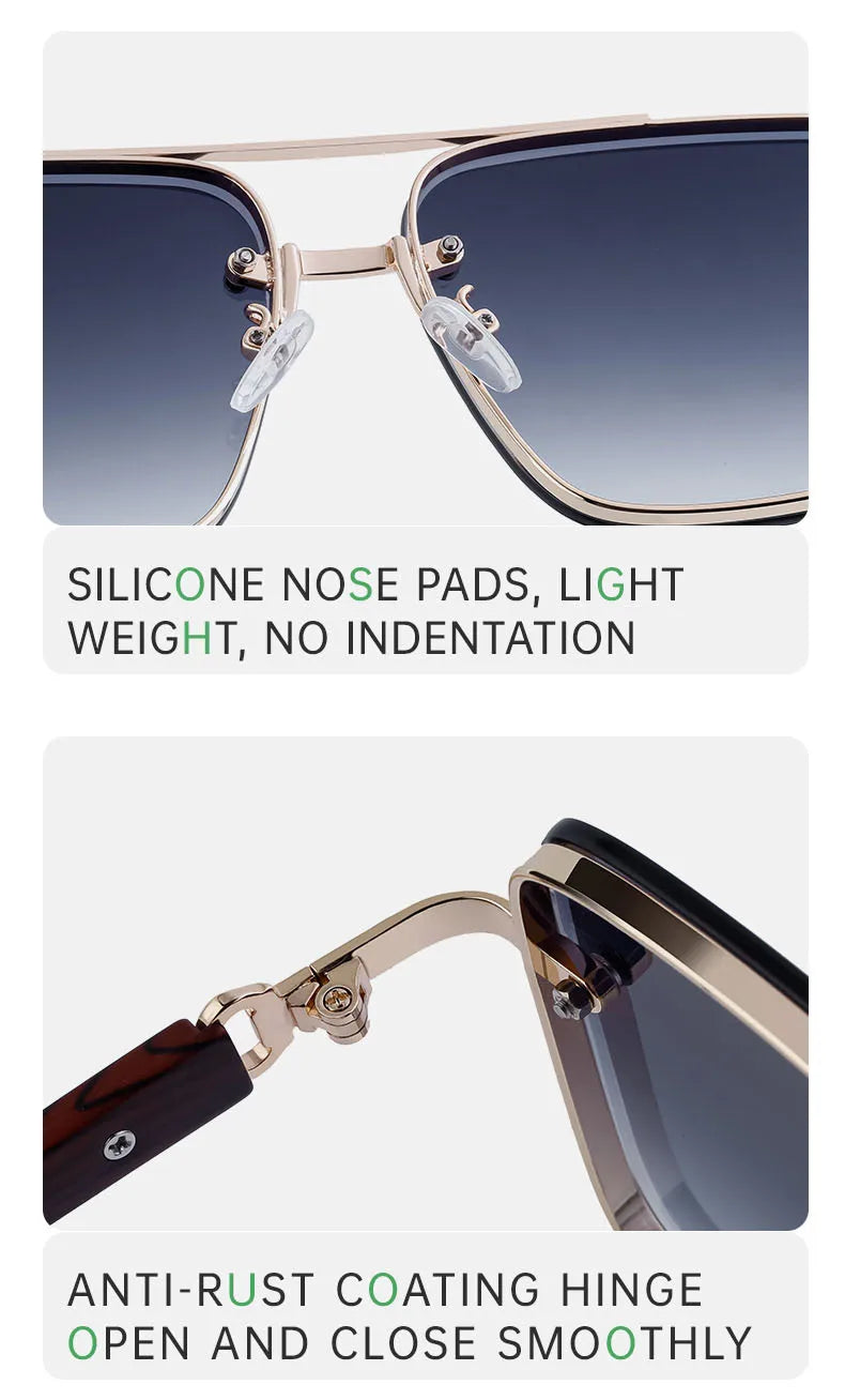 2024 Square Sunglasses For Men Vintage Sunglasses Women Trendy Vintage Fashion Glasses Dropshipping Gafas De Sol Hombre Okulary