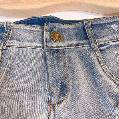 Women's Summer Sexy High Waist Denim Shorts 2025 Female Fashion Hollow Out Hole Hot Pants Short Jeans
