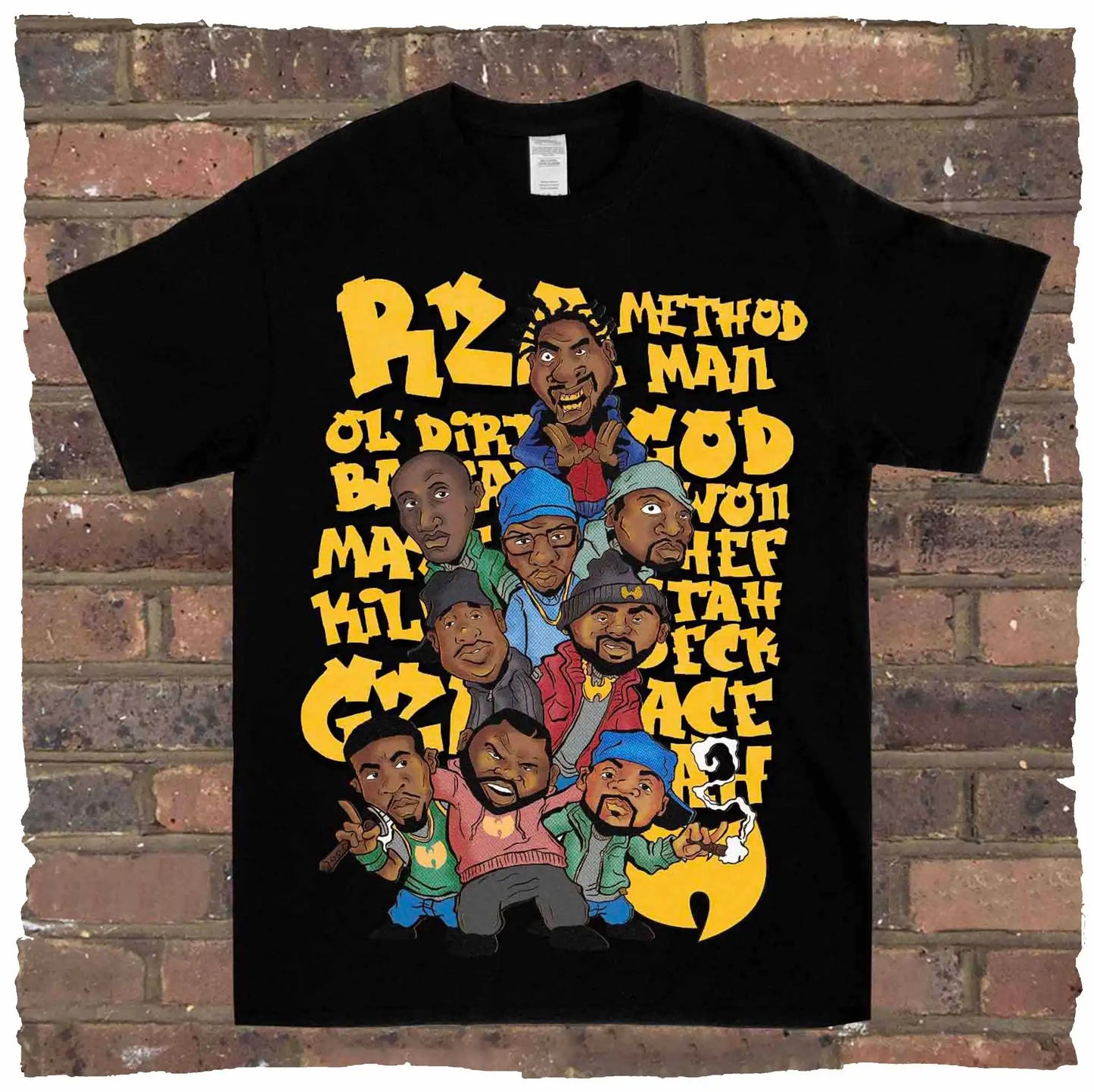 Ghostface Killah Ironman T-shirt Wu Tang Men Women Oversized Casual Loose Short Sleeve Streetwear Harajuku Female Male Clothing