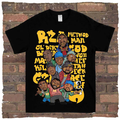 Ghostface Killah Ironman T-shirt Wu Tang Men Women Oversized Casual Loose Short Sleeve Streetwear Harajuku Female Male Clothing