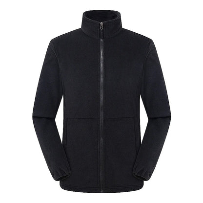 Men Polar Fleece Jackets Winter Windproof Thermal Soft Shell Jacket Outdoor Sports Hiking Camping Skiing Climbing Warm Coat
