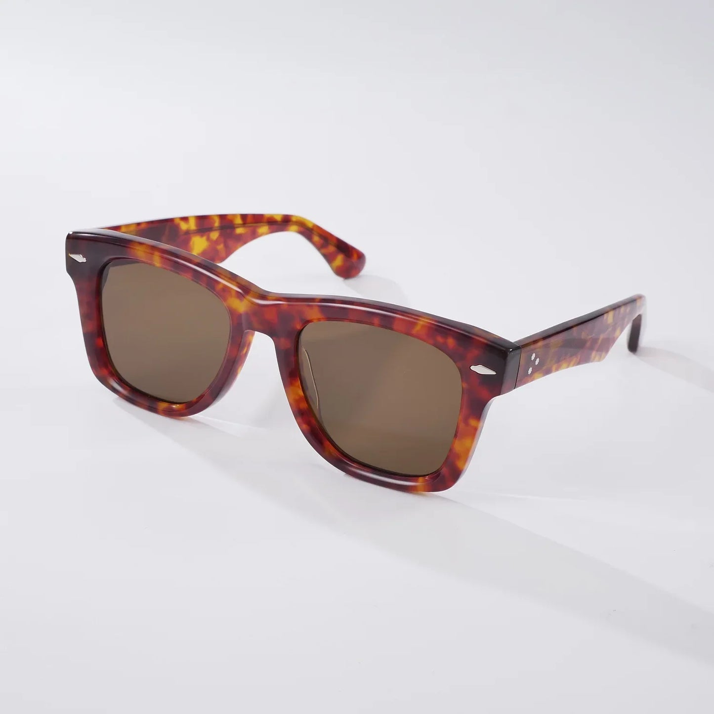 Fashion High Quality Handmade Acetate Man Square Sunglasses Outdoors UV Protection Women SUN GLASSES Support Prescription Lenses