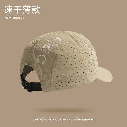 Summer 5 Panel Baseball Caps  For Men And Women Outdoor Camping Cap  Sun Protection Quick-Drying Running Hat Breathable Golf Hat
