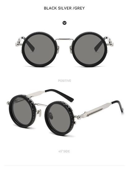 Cycling ND2-400 9 Level Adjustable Dimming Polarized Sunglasses Men Women Fishing Punk Round Glasses Eyeglasses ND Filter