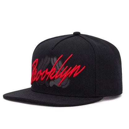 Unisex Brooklyn Embroidery Hip-hop Hats Outdoor Adjustable Casual Baseball Caps Sunscreen Hat