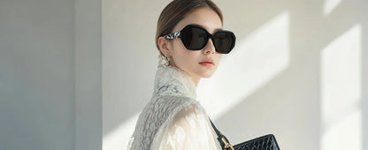 Butterfly Acetate Polarized Sunglasses 2026 New Women Thick Frame UV400 Protection Sun Glasses for Ladies Shopping Gift