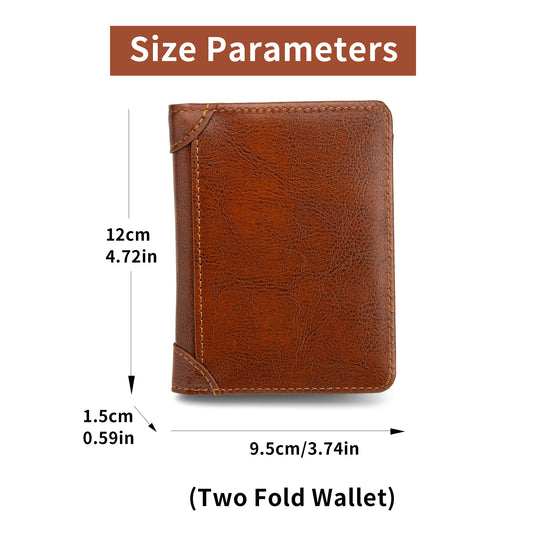 Portefeuille Homme Classique en PU Portefeuille Court Homme Portefeuille Tendance Homme Haute Qualité
