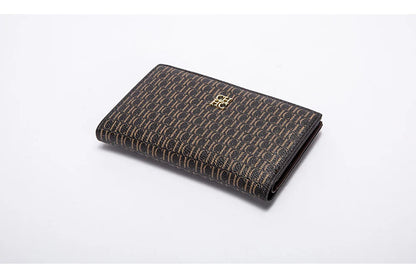 Women's Wallet CHCH Fashion Letter Cartoon Pattern Classic Retro Long Storage Wallet PVC Material Bag