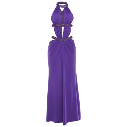 Elegant Backless Dress Women Y2K Patchwork Sparkle Bandage Irregular Sleeveless Sexy Beach Vacation Hottie Vestidos