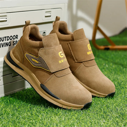 Fashion 2024 Latest 10KV Heat Resistant Welding Shoes Steel Toe Cap Men Work Safety Shoes Nail Proof Anti Smashing Sneakers