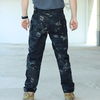 Cargo Pants Outdoor Multi-pocket Tactical Pants Ripstop Waterproof Trousers Male Wear-resistant Training Fishing Workwear Pant
