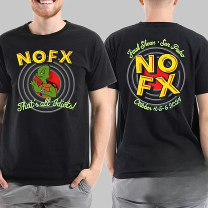 Men Women Fans Essentials Short Sleeve Tops Fashion Brand Summer Casual Daily Tee NOFX Rock Band Graphic Cotton T-shirt Unisex