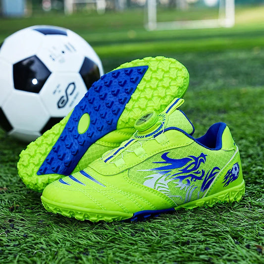 Children's Soccer Shoes TF Breathable Lightweight Major Training Shoes Boy Wear-resistant Sneakers Youth Match Kids Soccer Shoes