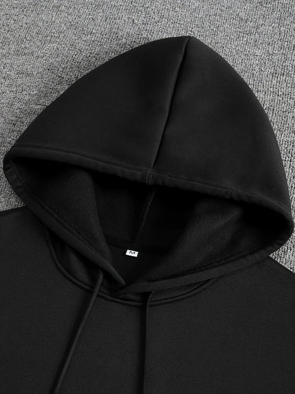 Men'S Tokyo Racing Graphic Hoodie Stylish Black Pullover with Orange Sports Car Design Loose Fit Long Sleeve Casual Streetwear