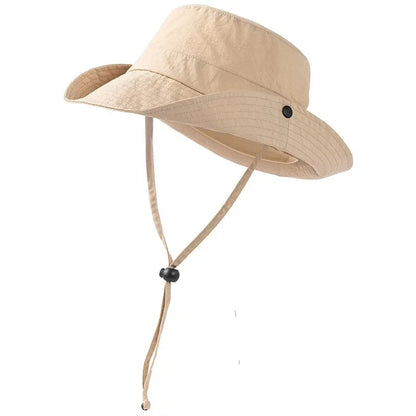 Waterproof Large Size XL62cm Sun Hat Men Women's Sunscreen Mountaineering Big Head Circumference Summer UV Protection Bucket Hat