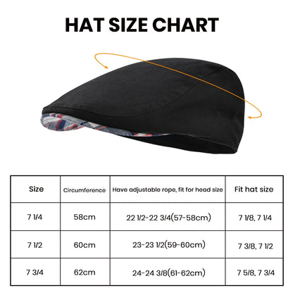 Mens Flat Cap Soft Vintage Linen Hats Casual Retro Newsboy Hat Beret for Male Driving Ivy Hats Summer Autumn