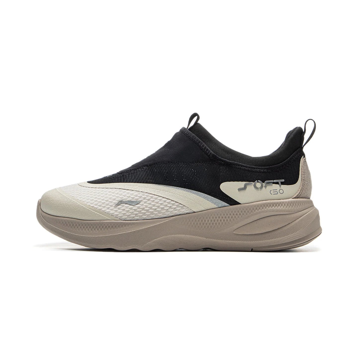 Men's SOFT GO 2 Walking Shoes COMFOAM Slip-on Soft Thick Heel LiNing Comfortable Wearable Sports Casual Shoes AGLV005