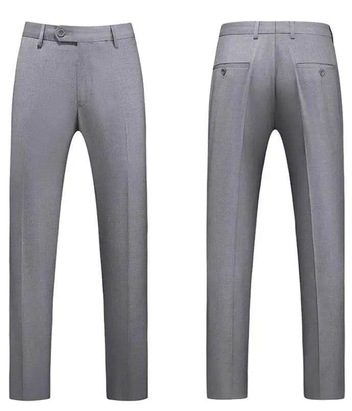 Men's Blue Suit Pants, Red Elegant Man Office Work Pant, Green and Purple Casual Trousers Men 17 Colors Pantalones Hombre