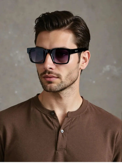 Polarized Sunglass Men Vintage Sunscreen Square Sunglasses Women Trendy Fashion Glasses Gafas De Sol Hombre Lunette Soleil Femme