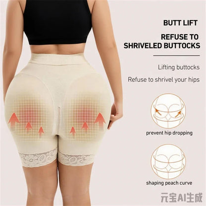 Women High Waist Body Shaper Panties Butt Lifter Slim Shapewear Fajas Colombiana BBL Shorts Tummy Control Bandage Panties