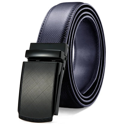 Men Belt Leather Belt  Automatic Genuine Leather Fashion Belts Ratchet Luxury Belts Men's Trouser Belt Belt for Men