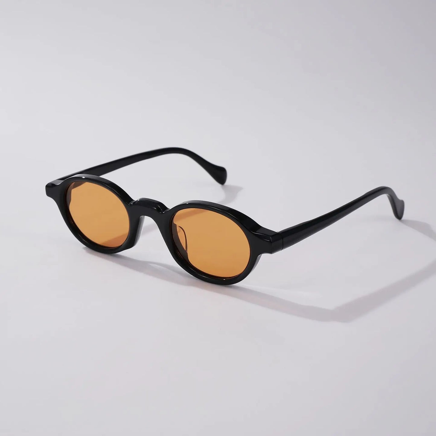 Fashion Top Quality Acetate Small Round Man Sunglasses Tourism Driving UV400 Protection Women Custom Prescription Sun Glasses