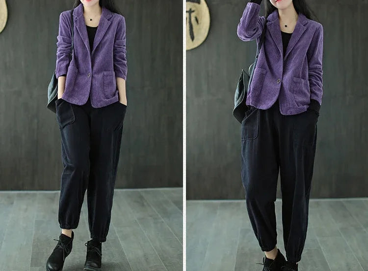 Female Crop Coats and Jackets Solid Long Sleeve On Promotion Women's Short Blazers Korean Fashion Luxury Clothing Sale Outerwear