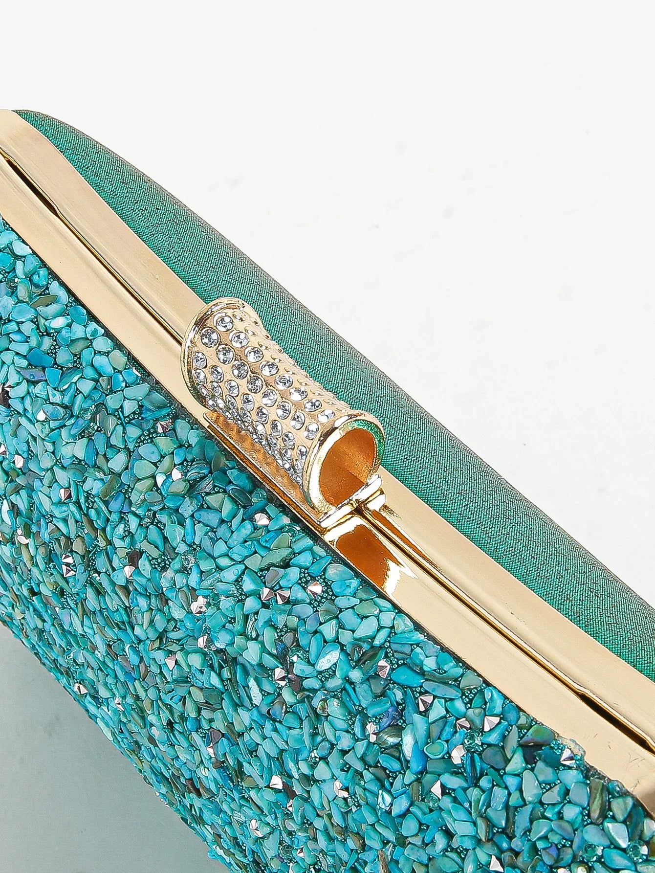 Mini Irregular Jewel Handheld Dinner Bag