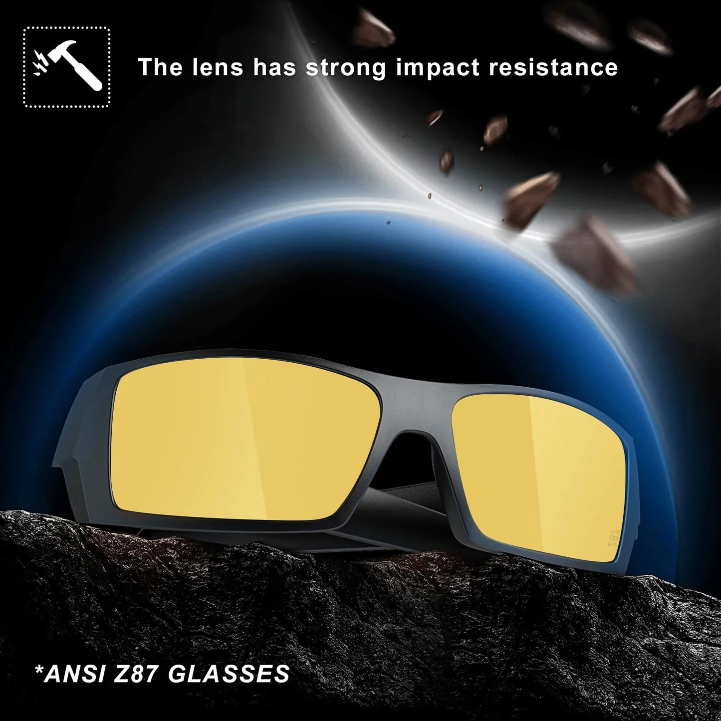 Z87 Polarized Sunglasses Men Women Wrap Around Sport Driving UV400 Retro Vintage Shield Safety Glasses 8231