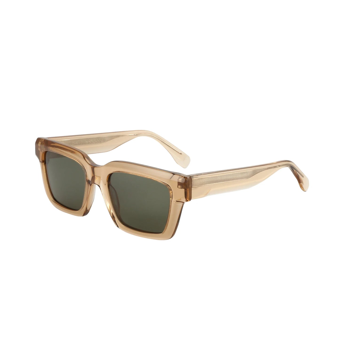 Fashion Oversize Polarized Sunglasses Men High Quality Acatate Shade for Fishing Driving Sun Glasses LM-6801
