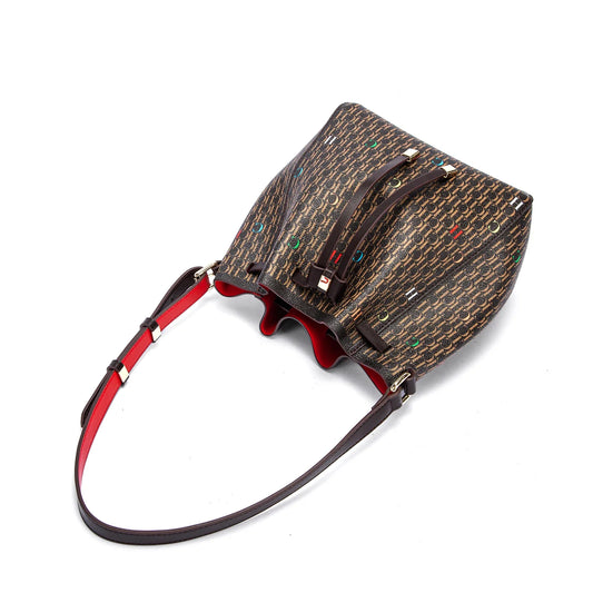 Women's Handbag 2026 New Retro Brown Drawstring Bag Women's Casual Shoulder Bag
