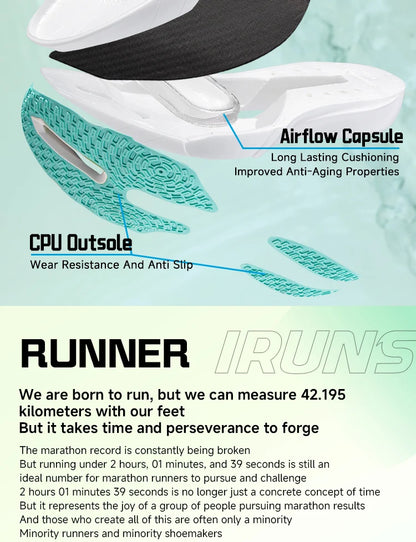 Full Plam Carbon Plate Trail Running Shoes Men 2026 High Quality Trendy Shoes New Ultra-light Running Shoes Sports