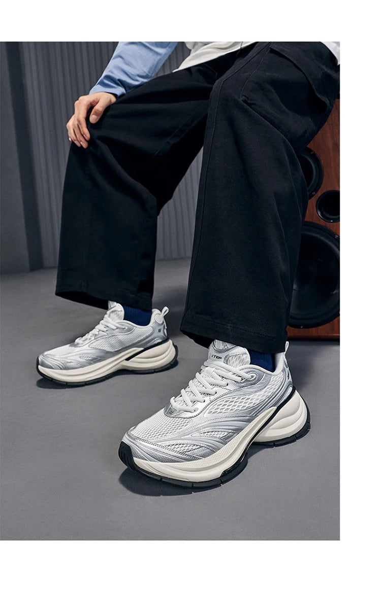 Basque 3 For Male Sneakers Retro Fashion Breathable  Luxury Height-Increasing Sports Shoes 2026 Spring 874219320001