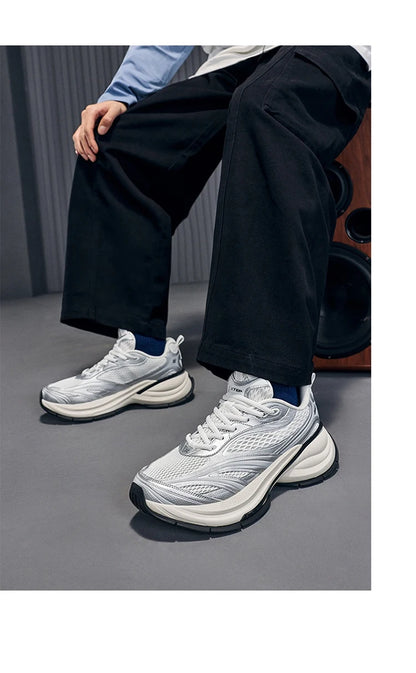 Basque 3 For Male Sneakers Retro Fashion Breathable  Luxury Height-Increasing Sports Shoes 2026 Spring 874219320001