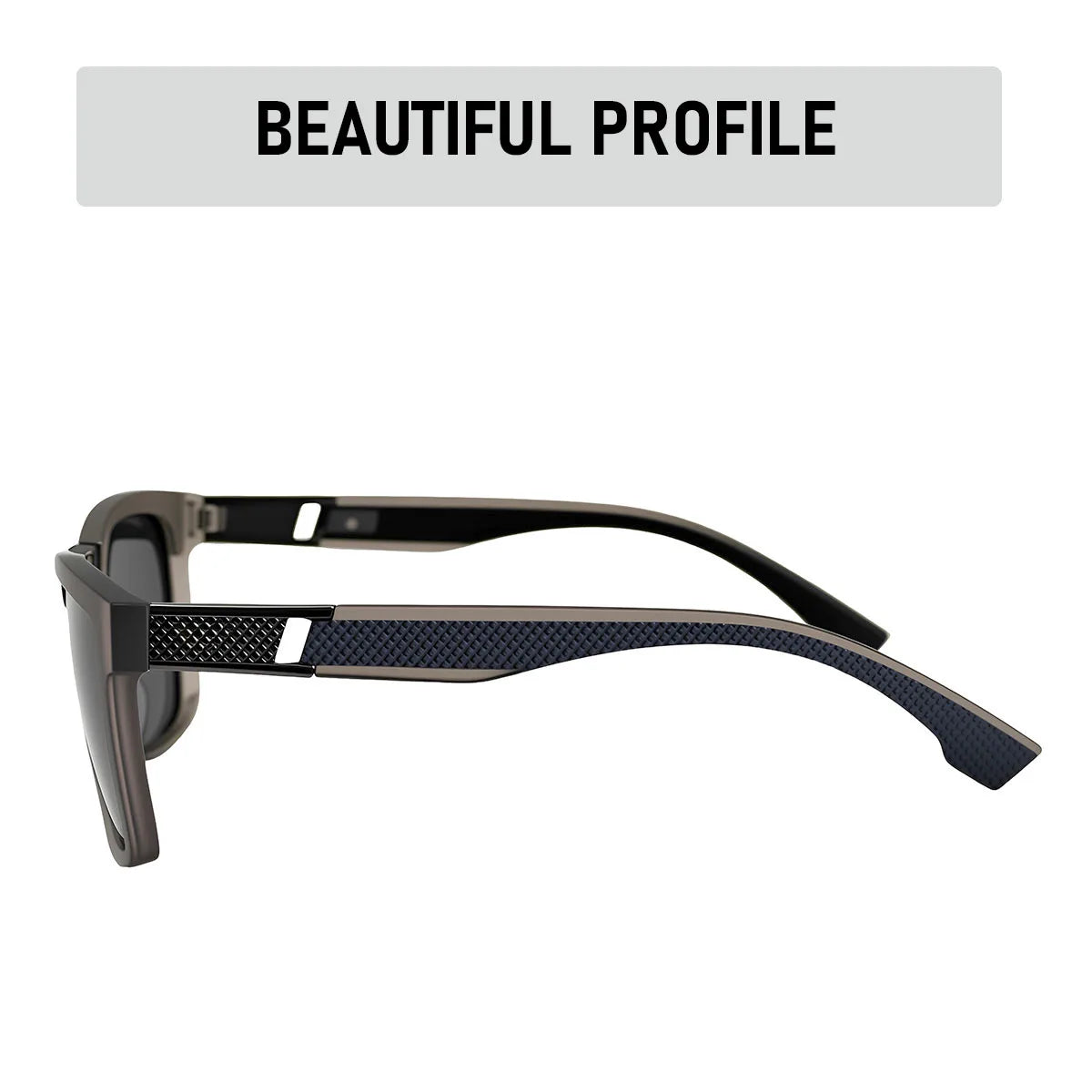 Vintage Retro Polarized Sunglasses For Men Vacation Square Sunglass Women UV400 Protection Fashion Glasses Gafas De Sol Hombre